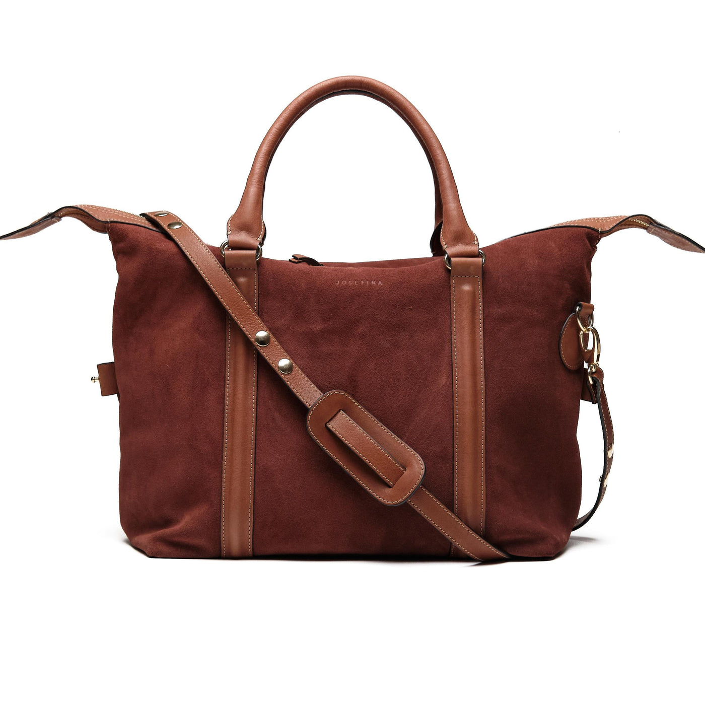 JOSEFINA TOTE LARGE BROWN (Suede)