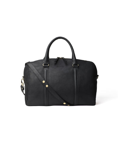 JOSEFINA LARGE BLACK POLKA POUCH