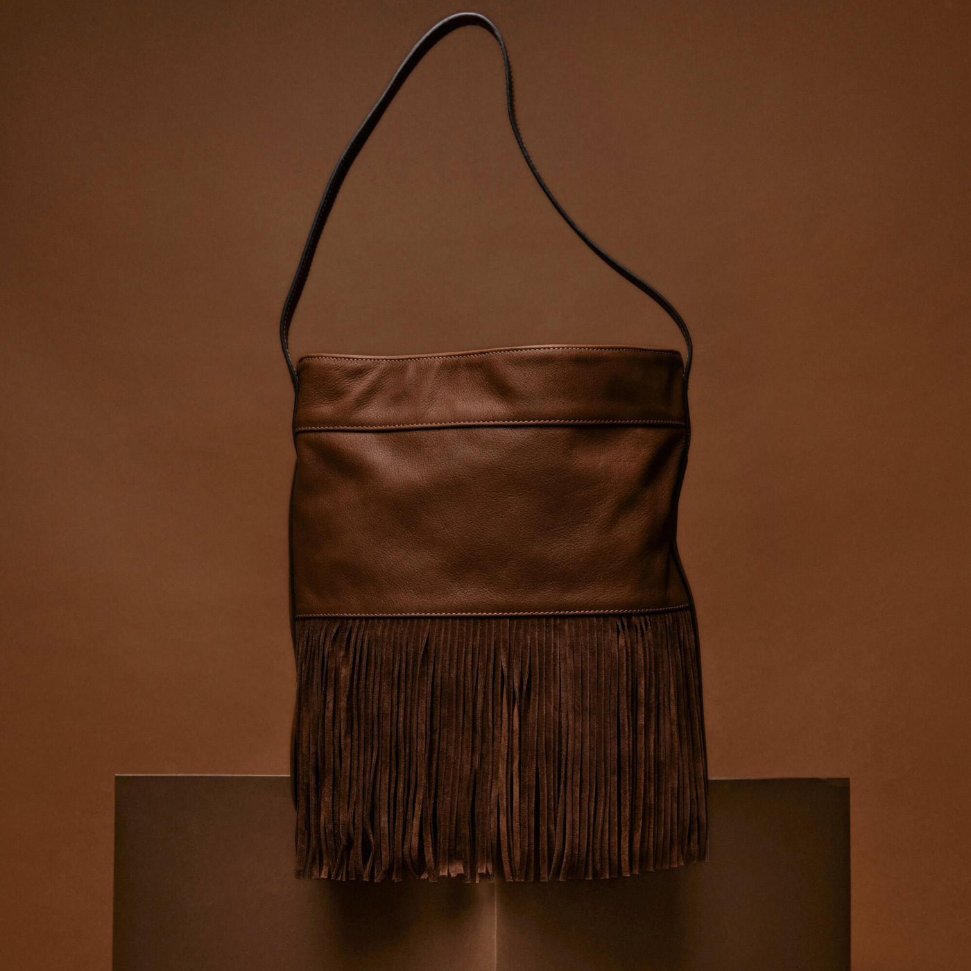 JOSEFINA BOHEMIAN TOTE BROWN