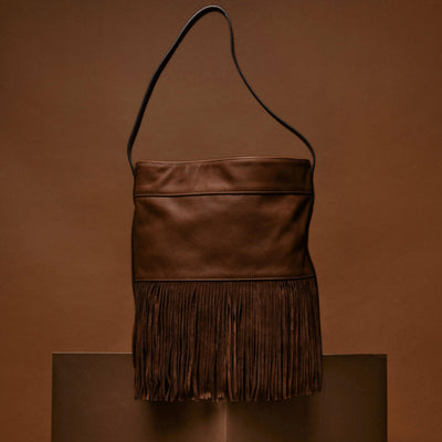 JOSEFINA BOHEMIAN TOTE BROWN