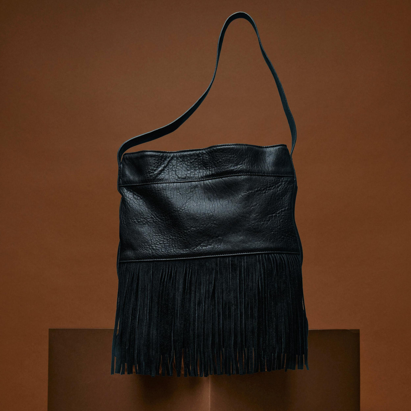 JOSEFINA BOHEMIAN TOTE BLACK