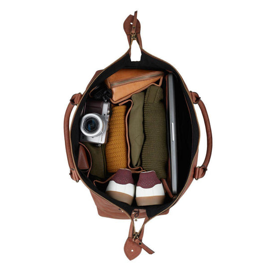 JOSEFINA XL CABIN TRAVEL BAG BROWN – Josefina Bags